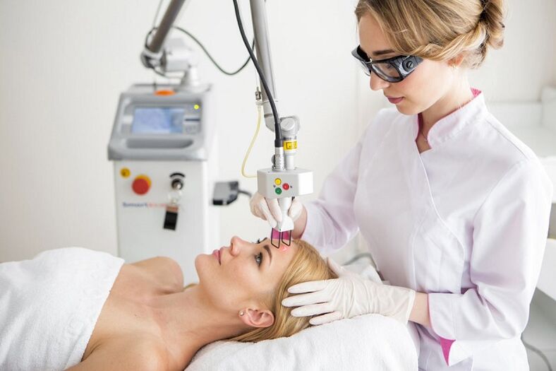 laser facial rejuvenation procedure